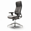 Ergonomische bureaustoel met stoffen bekleding in grijs 60 x 60 x 120cm